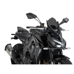 Ζελατίνα μηχανής Puig New Generation Touring Kawasaki Z1100 2026, Z1100 SE 2026 Dark Smoke Ζελατίνα μηχανής Puig New Generation Touring Kawasaki Z1100 2026, Z1100 SE 2026 Dark Smoke