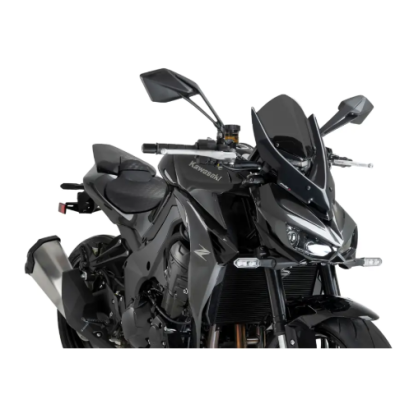 Ζελατίνα μηχανής Puig New Generation Touring Kawasaki Z1100 2026, Z1100 SE 2026 Dark Smoke