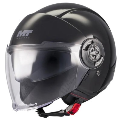 Κράνος μηχανής MT VIALE SV S PURE A1 BLACK GLOSS