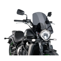Ζελατίνα μηχανής Puig New Generation Touring Kawasaki Vulcan S 15-25 Dark Smoke