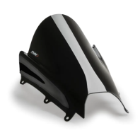 Ζελατίνα μηχανής Puig Z-Racing Suzuki GSX-8R 24-26 Black