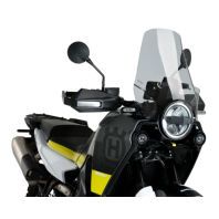 Ζελατίνα μηχανής Puig Touring Husqvarna Norden 901 22-24/2026, 901 Norden Expedition 24-26 Smoke