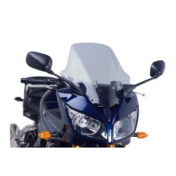 Ζελατίνα μηχανής Puig Touring Yamaha FZ1 Fazer 06-15 Smoke