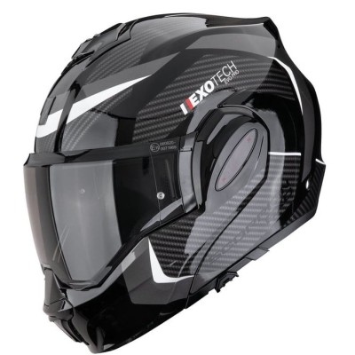 Κράνος μηχανής SCORPION Exo-Tech Evo Pro ACUTI Black-Silver