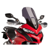 Ζελατίνα μηχανής PUIG Touring Ducati 1200 Multistrada 15-17, 1260 Multistrada 18-20, 950 Multistrada 17-21, Multistrada V2 22-24 Dark smoke