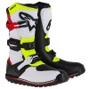 Μπότες motocross ALPINESTARS TECH-T White/Red/Fluo yellow/Black