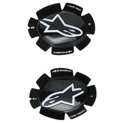Σετ ξύστρες αναβάτη ALPINESTARS GP Plus BLACK/WHITE
