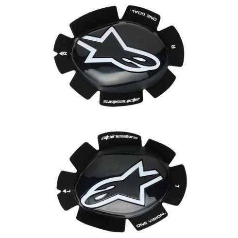 Σετ ξύστρες αναβάτη ALPINESTARS GP Plus BLACK/WHITE