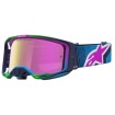Μάσκα motocross ALPINESTARS VISION 8 MAVEN BLITHE BLUE PUR MIRROR-PINK thumb