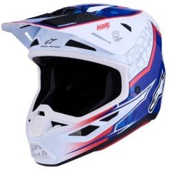 Κράνος Motocross ALPINESTARS SM7 BLASTER WHT/BLU/RED