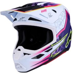 Κράνος Motocross ALPINESTARS SM7 BLASTER PUR/PNK/WH