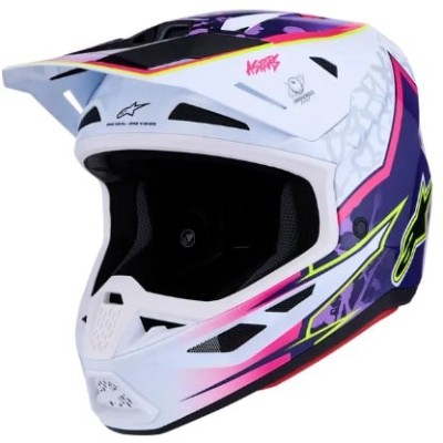 Κράνος Motocross ALPINESTARS SM7 BLASTER PUR/PNK/WH