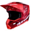 Κράνος motocross ALPINESTARS SM3 RADIUM RED/WHT thumb
