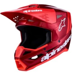 Κράνος motocross ALPINESTARS SM3 RADIUM RED/WHT