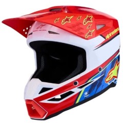 Κράνος motocross ALPINESTARS SM3 FALCON RED/WHT/BLU Κράνος motocross ALPINESTARS SM3 FALCON RED/WHT/BLU