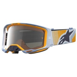 Μάσκα motocross ALPINESTARS VISION 8 MAVEN DUST BL/ORG MRR SILVR