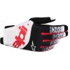 Γάντια Motocross ALPINESTARS TECHSTAR BLK/WHT/RED
