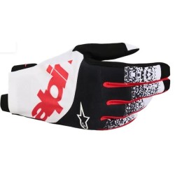 Γάντια Motocross ALPINESTARS TECHSTAR BLK/WHT/RED