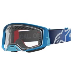 Μάσκα motocross ALPINESTARS SUPERTECH DURA AIR FLUID BLUE FADE/SIL/CLR Μάσκα motocross ALPINESTARS SUPERTECH DURA AIR FLUID BLUE FADE/SIL/CLR