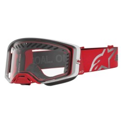 Μάσκα motocross ALPINESTARS SUPERTECH DURA AIR FLUID RED/SIL/CLR Μάσκα motocross ALPINESTARS SUPERTECH DURA AIR FLUID RED/SIL/CLR