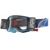 Μάσκα motocross ALPINESTARS SUPERTECH FIRMA ROLL OFF BLU/SIL/CLR