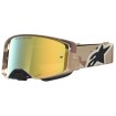 Μάσκα motocross ALPINESTARS SUPERTECH LONE CAMO DESERT MIRROR-GLD thumb