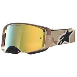 Μάσκα motocross ALPINESTARS SUPERTECH LONE CAMO DESERT MIRROR-GLD