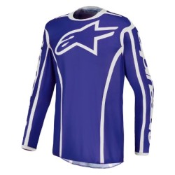 Μπλούζα Motocross Alpinestars FLUID APEX V2 BLUE/WHITE Μπλούζα Motocross Alpinestars FLUID APEX V2 BLUE/WHITE