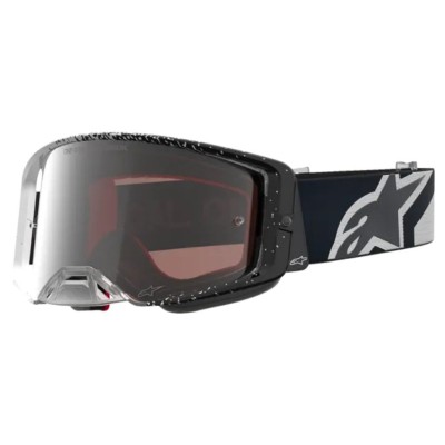 Μάσκα motocross ALPINESTARS SUPERTECH HITEN WHT BLACK MIRROR-SILVER