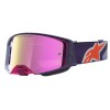 Μάσκα motocross ALPINESTARS SUPERTECH HITEN PUR RED MIRROR-PINK