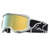 Μάσκα motocross ALPINESTARS VISION 5 RORA BLK WHITE MIR MIRROR-GOLD