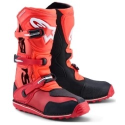 Μπότες motocross ALPINESTARS TECH-T RED/FLUO BLACK