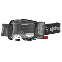 Μάσκα motocross ALPINESTARS VISION 8 AMBER ROLL-OFF BK/SLVR