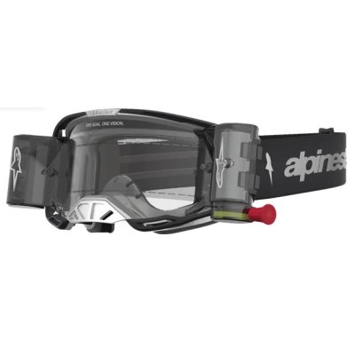Μάσκα motocross ALPINESTARS VISION 8 AMBER ROLL-OFF BK/SLVR Μάσκα motocross ALPINESTARS VISION 8 AMBER ROLL-OFF BK/SLVR