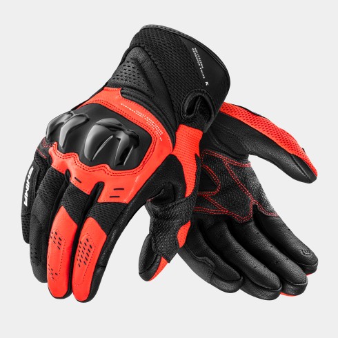 Γάντια μηχανής SHIMA SPARK 3.0 RED FLUO