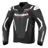Δερμάτινο μπουφάν μηχανής ALPINESTARS GP FORCE V2 BK/WHT
