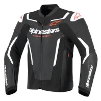 Δερμάτινο μπουφάν μηχανής ALPINESTARS GP FORCE V2 BK/WHT