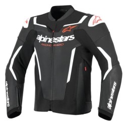 Δερμάτινο μπουφάν μηχανής ALPINESTARS GP FORCE V2 BK/WHT Δερμάτινο μπουφάν μηχανής ALPINESTARS GP FORCE V2 BK/WHT
