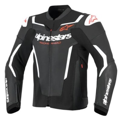 Δερμάτινο μπουφάν μηχανής ALPINESTARS GP FORCE V2 BK/WHT Δερμάτινο μπουφάν μηχανής ALPINESTARS GP FORCE V2 BK/WHT