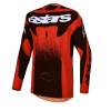 Μπλούζα motocross ALPINESTARS TECHSTAR SWAN RED/BK/WH