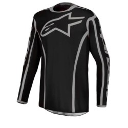 Μπλούζα Motocross ALPINESTARS FLUID APEX V2 BLK/SIL Μπλούζα Motocross ALPINESTARS FLUID APEX V2 BLK/SIL