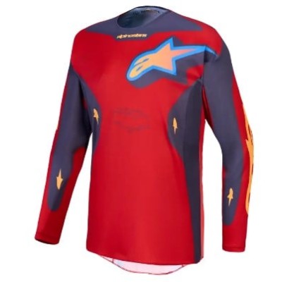 Μπλούζα Motocross ALPINESTARS RACER HUNT RED/CORAL Μπλούζα Motocross ALPINESTARS RACER HUNT RED/CORAL