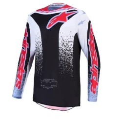 Μπλούζα Motocross ALPINESTARS FLUID DRAG BK/WH/BL/RD Μπλούζα Motocross ALPINESTARS FLUID DRAG BK/WH/BL/RD