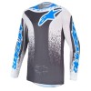 Μπλούζα Motocross ALPINESTARS FLUID DRAG GRY/LIL/BLU