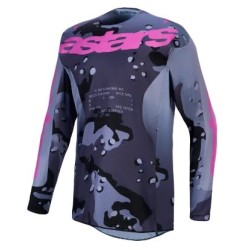 Μπλούζα Motocross ALPINESTARS RACER LONE GY/CAMO/PU Μπλούζα Motocross ALPINESTARS RACER LONE GY/CAMO/PU