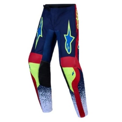 Παιδικό παντελόνι motocross ALPINESTARS FLUID DRAG BL/NV/RD/WH