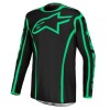 Μπλούζα motocross ALPINESTARS FLUID APEX V2 BLACK/GREEN