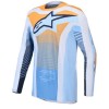 Μπλούζα motocross ALPINESTARS TECHSTAR MAVEN BLU/TNG/BK