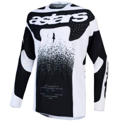 Μπλούζα Motocross ALPINESTARS TECHSTAR SWAN WHITE/BLACK Μπλούζα Motocross ALPINESTARS TECHSTAR SWAN WHITE/BLACK