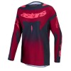 Γυναικεία μπλούζα motocross Alpinestars TECHSTAR SWAN CRIMSON/GY/RD